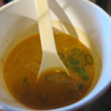 Thai red lentil soup